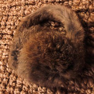 Unisex Rabbit Fur Earmuffs Headband NWOT